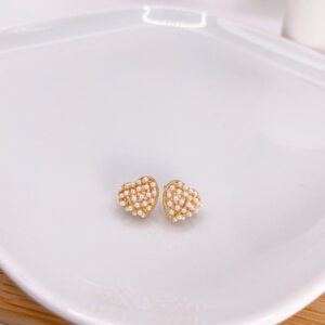 Aretes corazon covergold